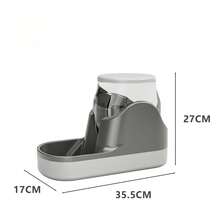 2 Packs Pet Automatic Feeder & Water Dispenser Set, Gravity Dog Cat Food Bowl & Water Bowl Combo, Keep Food Dry & Prevent Moisture & Mildew, No-Spill Pet Feeding Station For Small Medium Pets - 2L - View 4