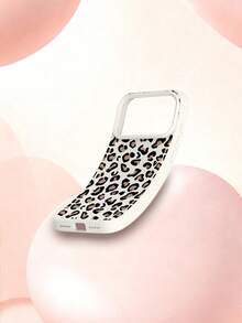 Cheetah,Leopard Print 1pc Fashionable Leopard Print Liquid Silicone Soft Phone Case, Shock-Proof Protective Cover Compatible With IPhone 11/12/13/14/14Plus/15/15Plus/16/16Plus/7/8Plus/17/17Pro - Multicolor - View 3