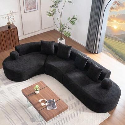 327cm Large, Thick, Fitted With A Sofa With A Knob And A Cloudy Couch, The Elegant Construction Is And One Of The Three-Tier Models, It Must Be Included, And It Cannot Be Left Behind.