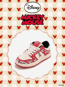 Disney 1 Pair Kids' Sneakers, Suitable For Daily Wear, Festivals, Sports, Outdoor Activities, Comfortable, Non-Slip, Durable, Breathable (Boys' Sneakers, Boys' Skate Shoes, Kids' Sports Shoes, Girls' Sneakers, Girls' Skate Shoes) - Red - View 2
