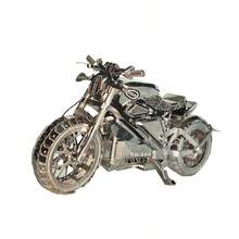 Live Wire Electric Motorcycle Model, Full Metal Stainless Steel Assembly Puzzle - Multicolor - View 6