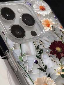 花卉水彩画优雅新款羽毛雪纺软手机壳，兼容 17、17 Pro、17 Pro Max、16 Pro Max/16 Pro/15、15 Pro Max、Apple P13、P14、P11、P12、防摔 XS、XR、7/8P、7/8G、E、S2、A14/A15、S23U/A50、A12、A32、A52、A72、A51、A21S、A13、A14、S22 Ultra、S23、A33、A53、S20 FE，国际版，非国内版 - 彩色 - 查看 7