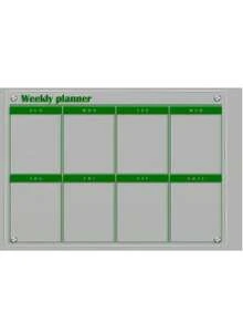 1 Bộ sản phẩm làm từ chất liệu acrylic nhiều màu (Khoảng 38 cm dài x 20 cm rộng) gồm nhãn dán tủ lạnh từ tính, lịch hàng ngày có thể xóa khô, lịch kế hoạch bữa ăn hàng tuần, bảng kế hoạch tuần, bảng ghi nhớ trong suốt, bảng nhắc nhở, bảng tin nhắn, bảng viết có thể tái sử dụng cho phòng khách, nhà bếp, lập kế hoạch công thức nấu ăn (Kèm theo 6 bút viết bảng trắng có đầu xóa được, có thể tái sử dụng sau khi lau sạch!) - trong suốt - Xem 23