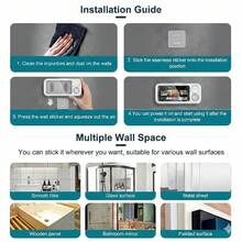 Waterproof Box Speaker, Bathroom Waterproof 360 ° Rotating Touch Screen, Bluetooth Speaker, Watch Movies, Listen To Music, Phone Holder Bluetooth Speaker Audio Shower TV Holder, Swimming Pool, Kitchen, Bathroom, Sink - 粉色 - 查看 8