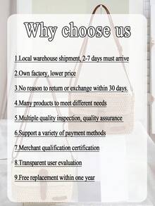 Retro-Chic Woven Tote Bag Beach Vacation Straw Crossbody Bag Summer Casual Messenger Bag Vintage Rustic Handbag Forest Cottagecore Handbag Inspired Woven Bag-Perfect For Beach Trips Vacations Commuting Parties Birthday Gifts Valentine's Day Gifts Mother's Day Gifts - 小號卡其色 - 查看 3