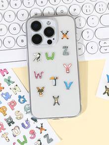 A-Z 全套创意动物字母贴纸，早教工具和DIY手工材料，文具贴纸，学习用品 - 動物字母 - 查看 4