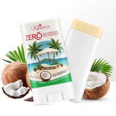 Desodorante sin aluminio para hombres, frescura duradera 24/7 y aroma duradero, protección contra el sudor y el olor 24/7, aroma a Fiji con palmera y coco