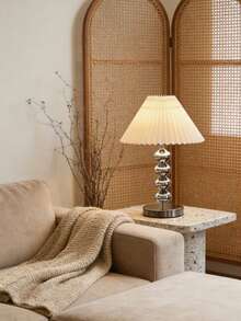 1 pieza Lámpara de escritorio retro de metal de alta calidad alimentada por USB, adecuada para mesita de noche, dormitorio, comedor, camping, lámpara de ambiente de luz cálida minimalista - Plateado - Ver 3