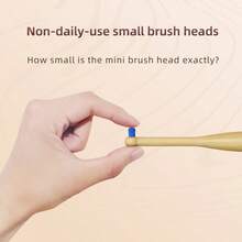 1支木质软毛牙刷，材质为木质，单束刷毛，可深层清洁智齿沟，情侣旅行装。 - 彩色 - 查看 10