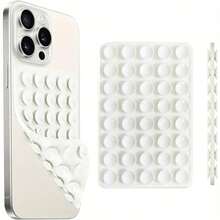 40 piezas de ventosa de silicona para teléfono, un pequeño regalo adecuado para amigos, novias y compañeros de clase compatible con iPhone, teléfono Android, regalo para cumpleaños, familia, amigos, soporte de teléfono para baño, soporte de teléfono, accesorios de teléfono, soporte adhesivo - Multicolor - Ver 16