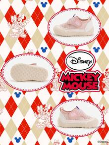 Disney 1 Pair Kids' Sneakers, Suitable For Daily Wear, Festivals, Sports, Outdoor Activities, Comfortable, Non-Slip, Durable, Breathable (Boys' Sneakers, Boys' Skate Shoes, Kids' Sports Shoes, Girls' Sneakers, Girls' Skate Shoes) - Pink - View 4