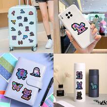 50PCS Neon Animals Stickers Decals Scrapbook, Journaling, Laptop, Bumper, Skateboard, Water Bottles, Collectibles, Pen Holders, Journals, Computer, Phone Stickers Can Bring A Lot Of Fun To Your Life, The Perfect Gift For Adults - Neon Film - View 11