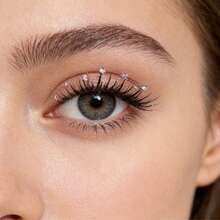 Sparkle Purple Diamond Fox Lashes | Festival Cosplay Shimmery Fairy Eyelashes - Glitter Lashes - View 3
