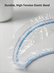100Pcs Elastic Food Covers & Bowl Lids, Universal Stretchable Plastic Wrap For Plates, Reusable Fresh-Keeping Bags For Bread Proofing, Sourdough, Picnic & Food Storage - Mixed Color (100pcs) - View 11