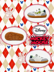 Disney 1双米奇联名儿童运动鞋，适合日常穿着、节日庆典、运动、户外活动，舒适、防滑、耐穿、透气（男童运动鞋、男童滑板鞋、儿童运动鞋、女童运动鞋、女童滑板鞋） - 淺藍色 - 查看 4