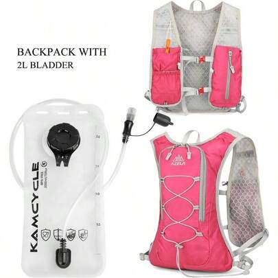 Lightweight Hydration Backpack 5L Running Backpack Hydration Backpack Water Backpack And Breathable Large Capacity Outdoor Riding Backpack Lightweight For Running
