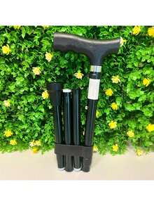 FOLDING ALIMONY STICK WITH ADJUSTMENT - Black - View 7
