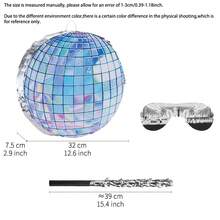 Suministros de piñata de discoteca con venda y bate, adecuado para celebraciones festivas, eventos temáticos, decoración de fiestas de cumpleaños - Multicolor - Ver 5