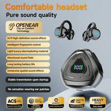 NEW SENYANG New True Wireless Open-Ear Headphones, Bluetooth Non-Intrusive Clip-On Earphones, Video Earphones, TWS HIFI Dolby Bass 9D Stereo, HD Call Earphones, Suitable For Android, Sports Earphones, Smart Earphones, Gifts, Gaming Earphones, Sports Earphones, Couples Earphones Suitable For Commuting, Movies, Gaming, Calls, Sports And More Scenarios - Upgraded Stylish Triangular Headphones - View 9