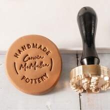 Custom Pottery Stamp: Custom Any Logo Stamp, Personalized Pottery Signature Stamp, Custom Business Logo Stamp, Custom Clay Stamp, Clay Tools - 3cm - View 9