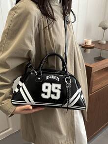 休闲时尚运动风高端日常斜挎包，2026新款，轻便奢华女包 - 黑色 - 查看 9