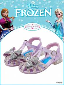 Disney 1 đôi dép công chúa có bản quyền, thích hợp cho mang hàng ngày, lễ hội, thể thao, hoạt động ngoài trời, thoải mái, chống trơn trượt, bền, thoáng khí. - Màu tím - Xem 1