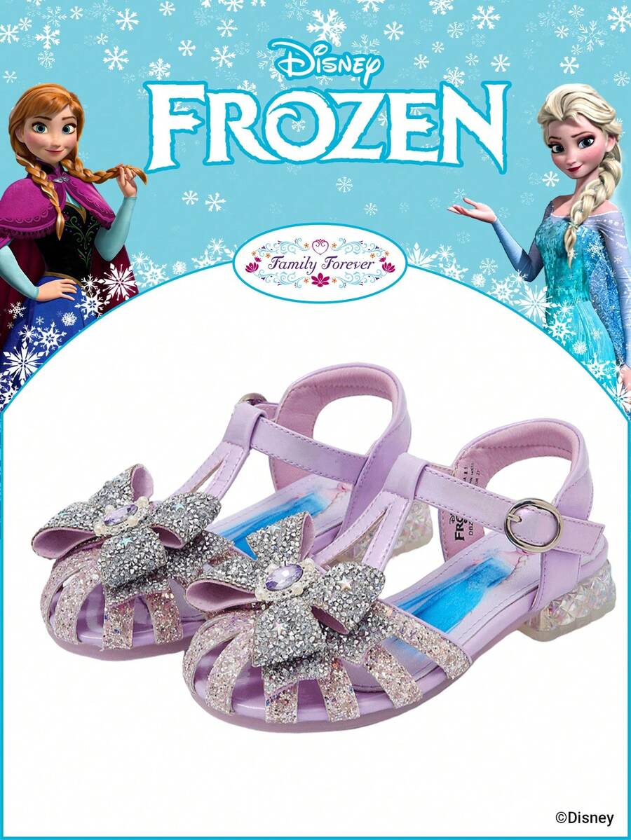 Disney 1 đôi dép công chúa có bản quyền, thích hợp cho mang hàng ngày, lễ hội, thể thao, hoạt động ngoài trời, thoải mái, chống trơn trượt, bền, thoáng khí. - Màu tím - Xem 1
