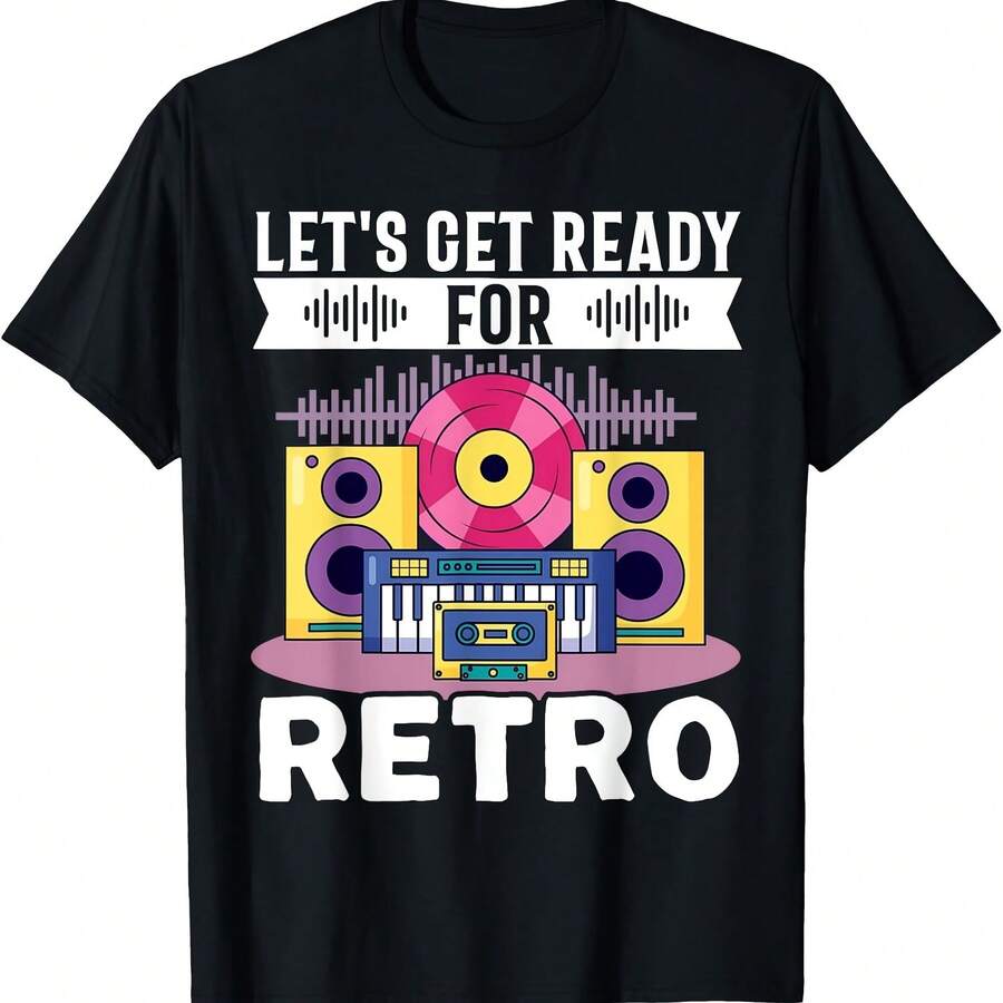 Camiseta retro para amantes del coleccionismo de vinilo Rrd - Negro 1 - Ver 1