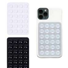 1pc Silicone Multi-Function Suction Cup Phone Case Holder - Square, Multiple Colors Available | Non-Deformable, High Elasticity, Soft Touch | 24 Suction Cups, Reusable, Can Be Used As Phone Stand And Power Bank Sticker | Essential Back-To-School Phone Holder - Multicolor - View 19