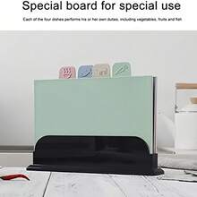 Creative Classification Cutting Board Set Cutting Board Cutting Board Non-Slip Cutting Board - Multicolor - View 9