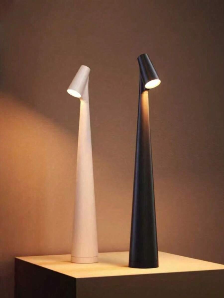 New Portable LED Desk Lamp, Touch Dimmable Side Reading Light, Minimalist Side Table Lamp, Suitable For Bedroom, Living Room And Office - Multicolor - View 1