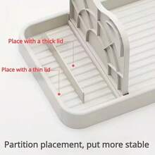 Soporte multifuncional para tapa de olla con forma de oreja de gato/Reposaespátulas/Soporte para tapa de olla/Accesorio de cocina, Estante plegable vertical para almacenamiento de cucharas y utensilios para mostrador o pared, Soporte resistente para tapa de olla, Organizador de mostrador, Estante para cubiertos, Herramienta de cocina - Multicolor - Ver 8