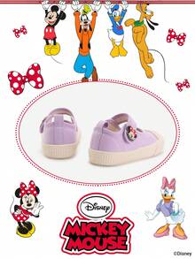 Disney 1 Pair Kids' Sneakers, Suitable For Daily Wear, Festivals, Sports, Outdoor Activities, Comfortable, Non-Slip, Durable, Breathable (Boys' Sneakers, Boys' Skate Shoes, Kids' Sports Shoes, Girls' Sneakers, Girls' Skate Shoes) - Mauve Purple - View 3