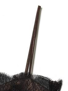 DEEKA Summer New Women's Fashion Sexy Asymmetric Lace Satin Dress, European And American Style Elegant - Brown - View 10