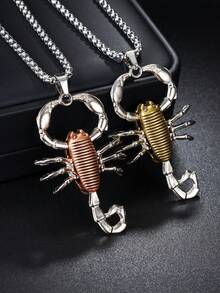 1pc Fashionable Crocodile Shaped Necklace, Unisex Streetwear Casual Jewelry - Crocodile - View 8