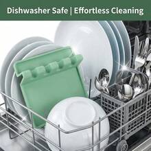 1/2pcs Kitchen Spatula Rack Pot Lid Rack Shelves Countertop Shovel Spoon Shelf Soup Spoon Pad Put Soup Spoon Chopsticks Holder - Multicolor - View 11