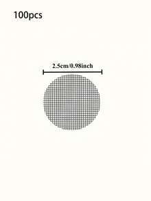 100片圆形排水孔网垫，适用于花盆，防止土壤流失和积水，植物排水网垫，花园草坪土壤保护和排水保护，盆底网垫，陶瓷深灰色防漏超大直径透气防虫塑料圆形网，盆栽植物盆底网垫，园艺用品 - A - 查看 12