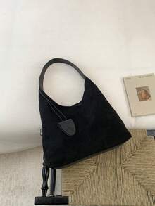 Elegant And Sophisticated Large-Capacity Shoulder Bag. 2026 New Model. Luxury Light-Weight Women's Retro-Style Bag. - Black - View 9