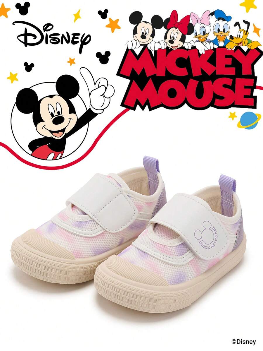 Disney 1 双儿童运动鞋，适合日常穿着、节日、运动、户外活动，舒适、防滑、耐用、透气（男童运动鞋、男童滑板鞋、儿童运动鞋、女童运动鞋、女童滑板鞋） - 粉色 - 查看 1