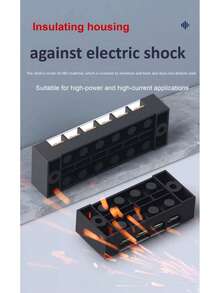 Terminales de conductor de cobre, bloques de terminales aislados, rieles de bloques de terminales, conjuntos de bloques de terminales, pilares de conexión - Bloques de terminales - Ver 10