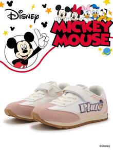 Disney 1 Pair Kids' Sneakers, Suitable For Daily Wear, Festivals, Sports, Outdoor Activities, Comfortable, Non-Slip, Durable, Breathable (Boys' Sneakers, Boys' Skate Shoes, Kids' Sports Shoes, Girls' Sneakers, Girls' Skate Shoes) - Pink - View 1