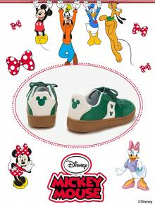 Disney 1 Pair Kids' Sneakers, Suitable For Daily Wear, Festivals, Sports, Outdoor Activities, Comfortable, Non-Slip, Durable, Breathable (Boys' Sneakers, Boys' Skate Shoes, Kids' Sports Shoes, Girls' Sneakers, Girls' Skate Shoes) - Green - View 3