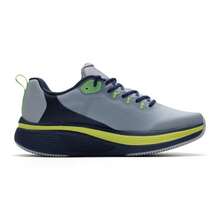 Skechers Giày chạy bộ nam, giày chạy bộ có đệm, giày chạy bộ nam GO RUN ELEVATE 2.0, giày thể thao thường ngày thoải mái, giảm sốc 220851-GYNV - màu xám/hải quân - Xem 2