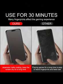 两片装磨砂防窥全覆盖防盗膜，兼容，防指纹、防摔、防刮花，触感细腻，不留指纹，兼容保护膜，兼容保护膜，兼容手机壳 - 彩色 - 查看 6