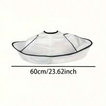 1pc Barber Bib Non-Stick Hair Clipping Cape Bib, Home Barber Apron Overalls Razor Hair Bib - Multicolor - View 9