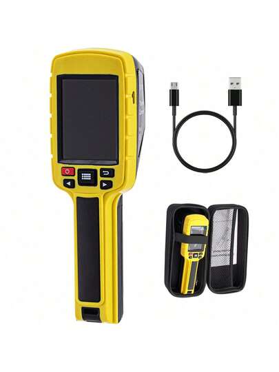 Thermal Imaging Camera, 60x60 (3600 Pixels) IR Resolution Infra-Red Camera With 2.8" Color Display Screen, Built-In SD Card And Li-Ion Battery, For HVAC, Electrical System Automatic Detect