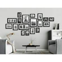 Large 23Pcs Photos Multi Picture Wall Frame Memories Collage Aperture Decoration - A - View 2