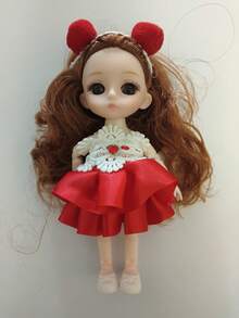 Fashionable Creative Mini Wedding Dress Princess Doll, Collectible Ornament Gift For Girls - Multicolor - View 15