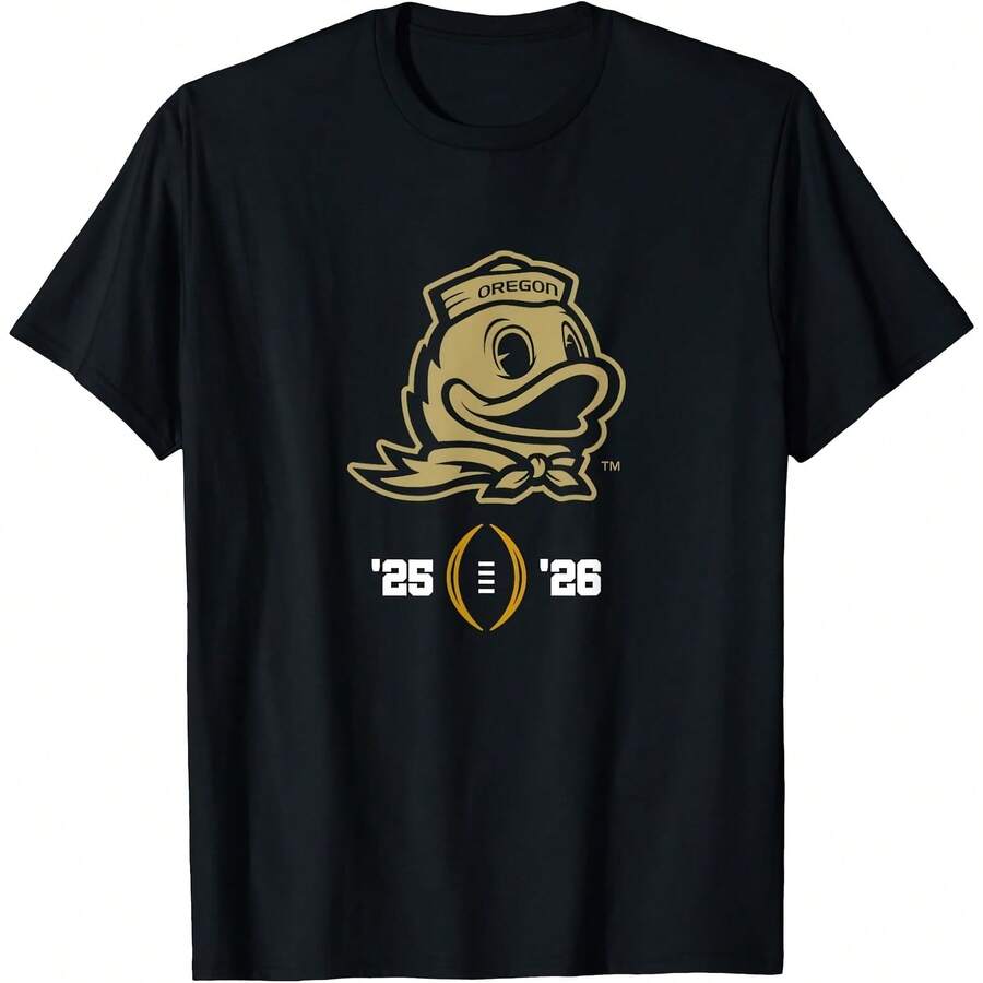 Du 2025-26 College Football Playoff Logo T-Shirt - màu đen - Xem 1