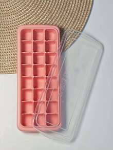 Molde de silicona para cubitos de hielo de 14/24 cavidades - Resistente al frío y duradero, apto para hacer cubitos de hielo y helados, herramienta para el hogar/bar/cocina - Multicolor - Ver 2